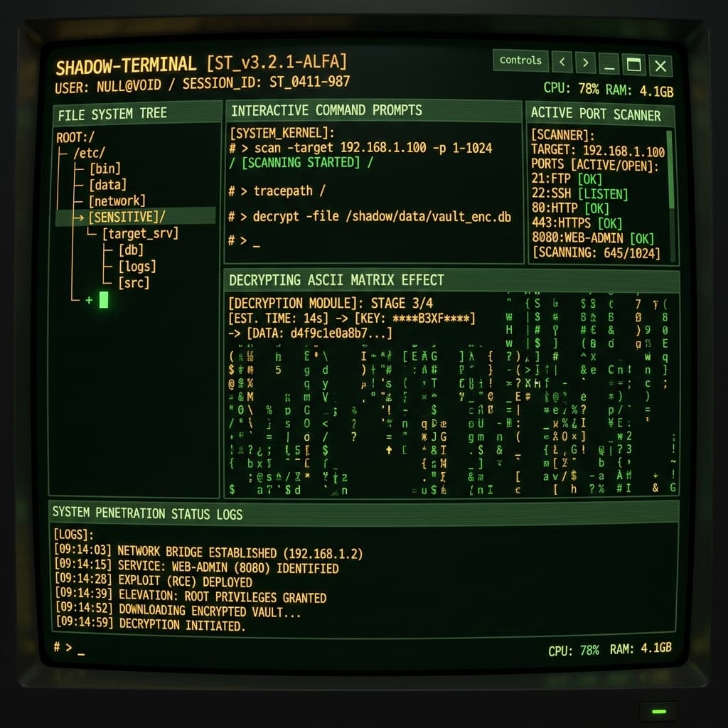 Shadow-Terminal UI Preview