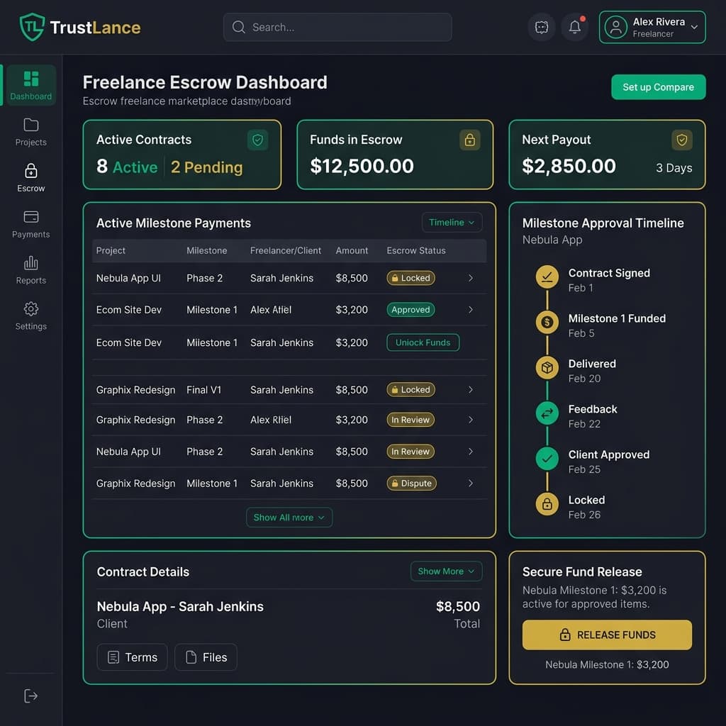 TrustLance UI Preview